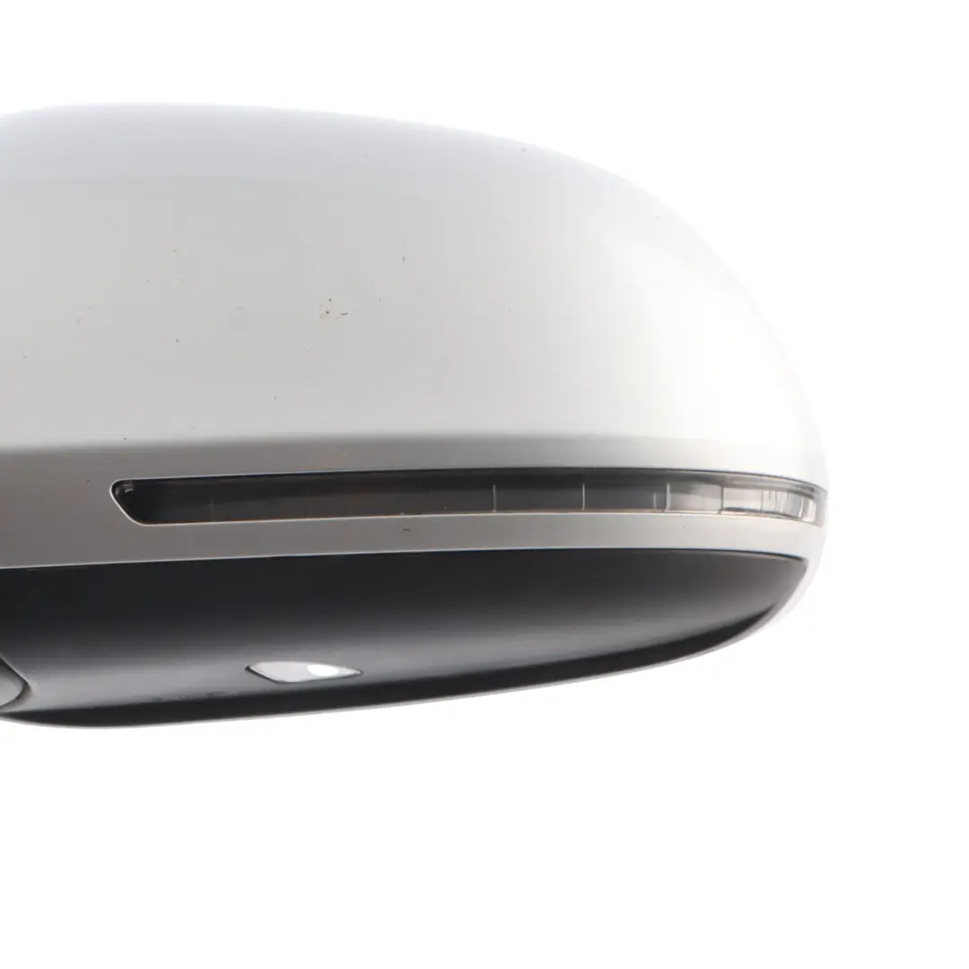 Audi A6 C6 Wing Mirror Door Electric Left N/S Ice Silver Metallic - X7W