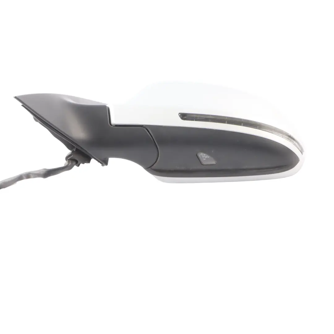 Audi A6 C6 Wing Mirror Door Electric Left N/S Ice Silver Metallic - X7W