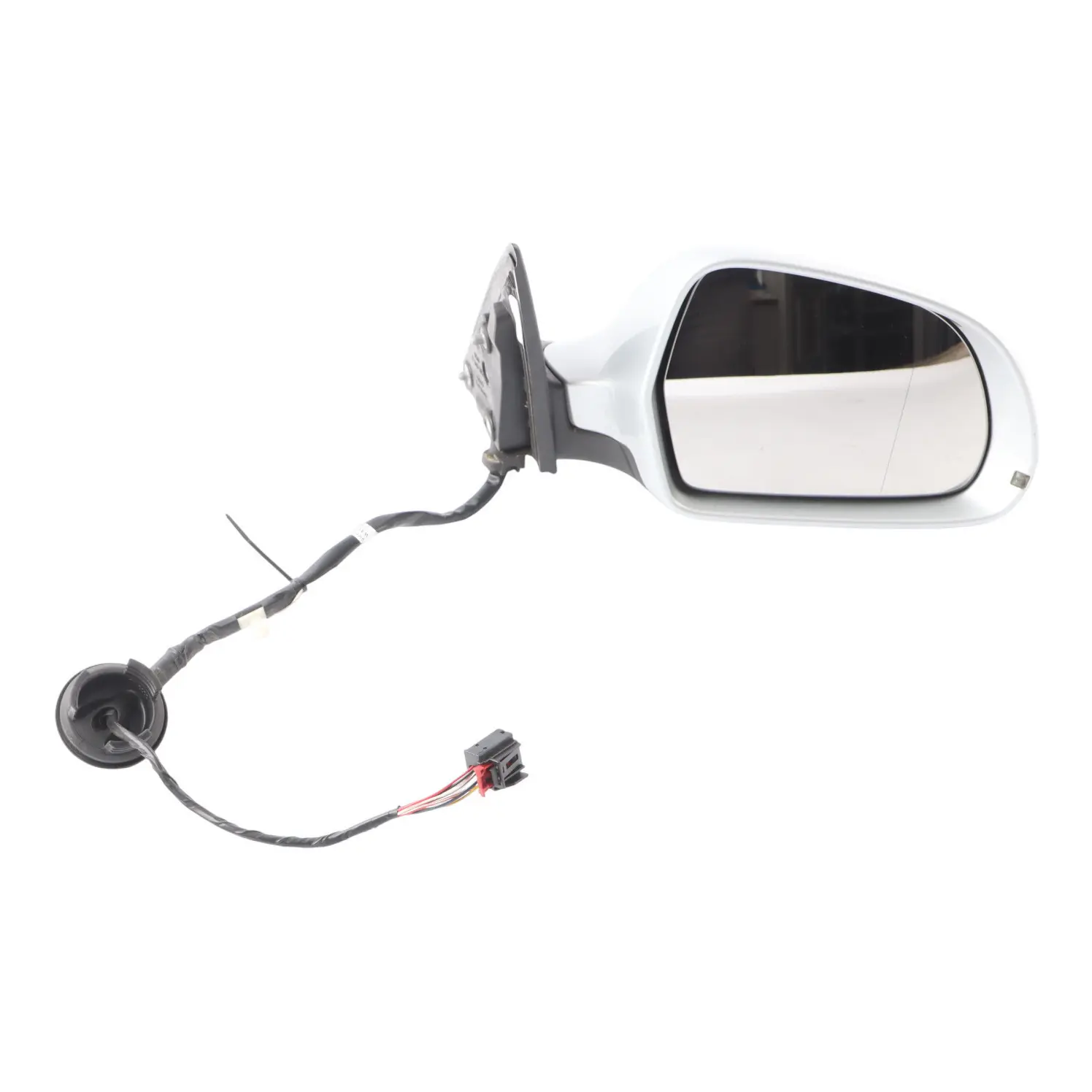 Audi A6 C6 Wing Mirror Door Electric Right O/S Ice Silver Metallic - X7W