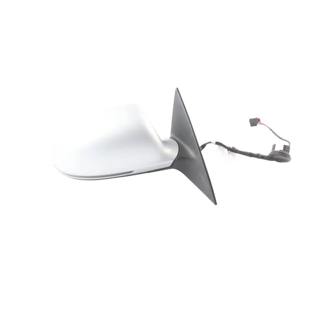 Audi A6 C6 Wing Mirror Door Electric Right O/S Ice Silver Metallic - X7W