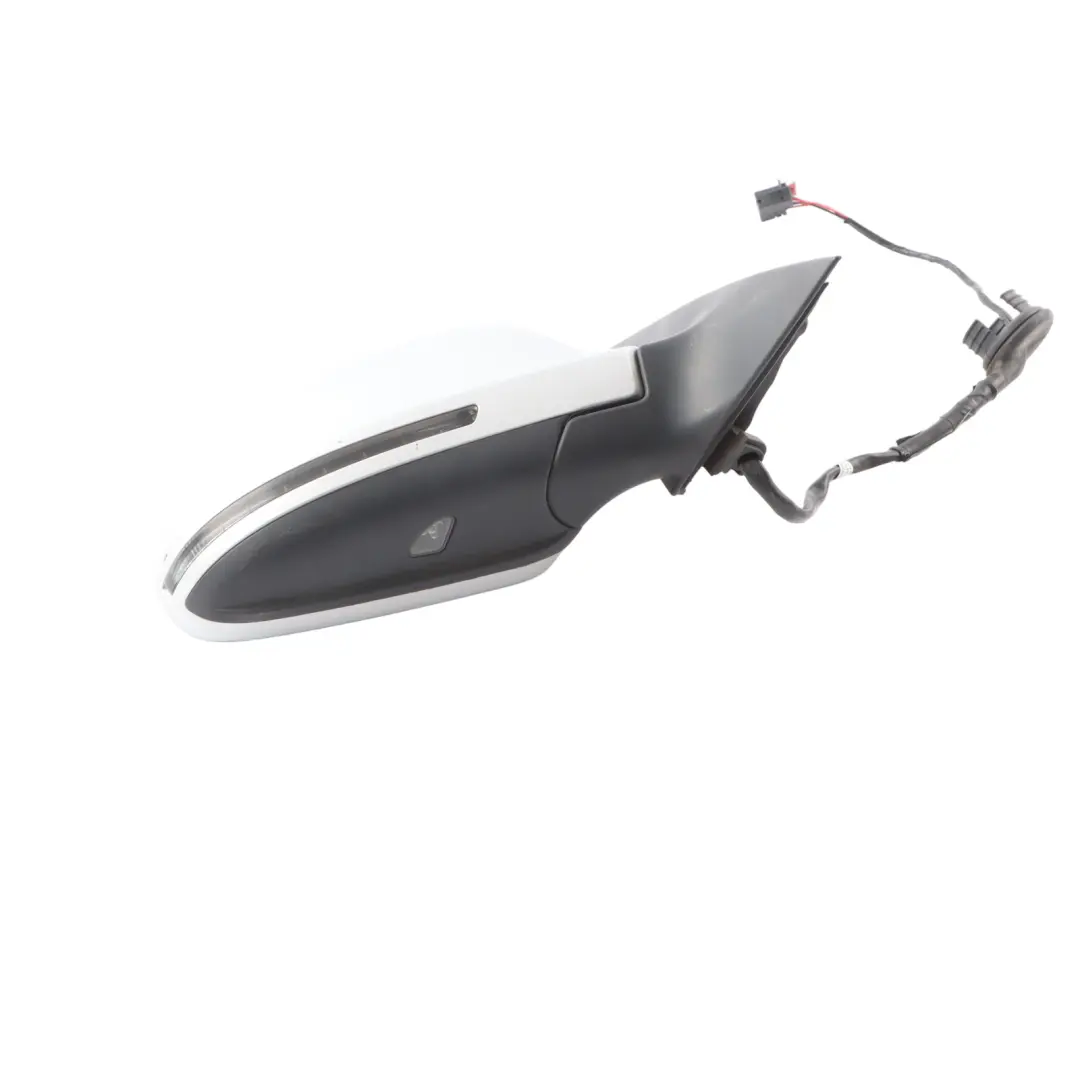 Audi A6 C6 Wing Mirror Door Electric Right O/S Ice Silver Metallic - X7W