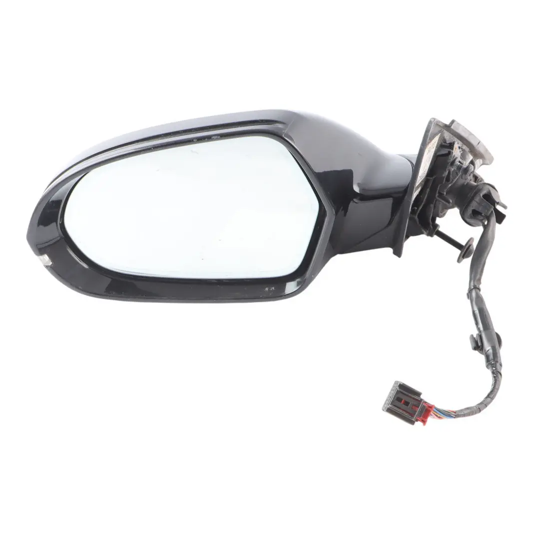 Audi A6 C7 Electric Door Wing Mirror Left N/S Black 4G2857409AE