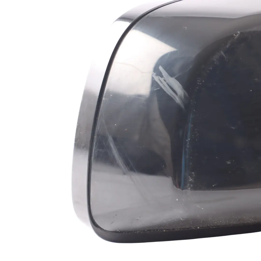 Right Wing Mirror O/S High Gloss Black BMW E60 LCI M Sport - SKU RHD-7189634-BLK - Part number 7189634