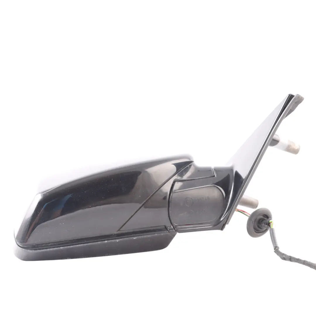 Right Wing Mirror O/S High Gloss Black BMW E60 LCI M Sport - SKU RHD-7189634-BLK - Part number 7189634
