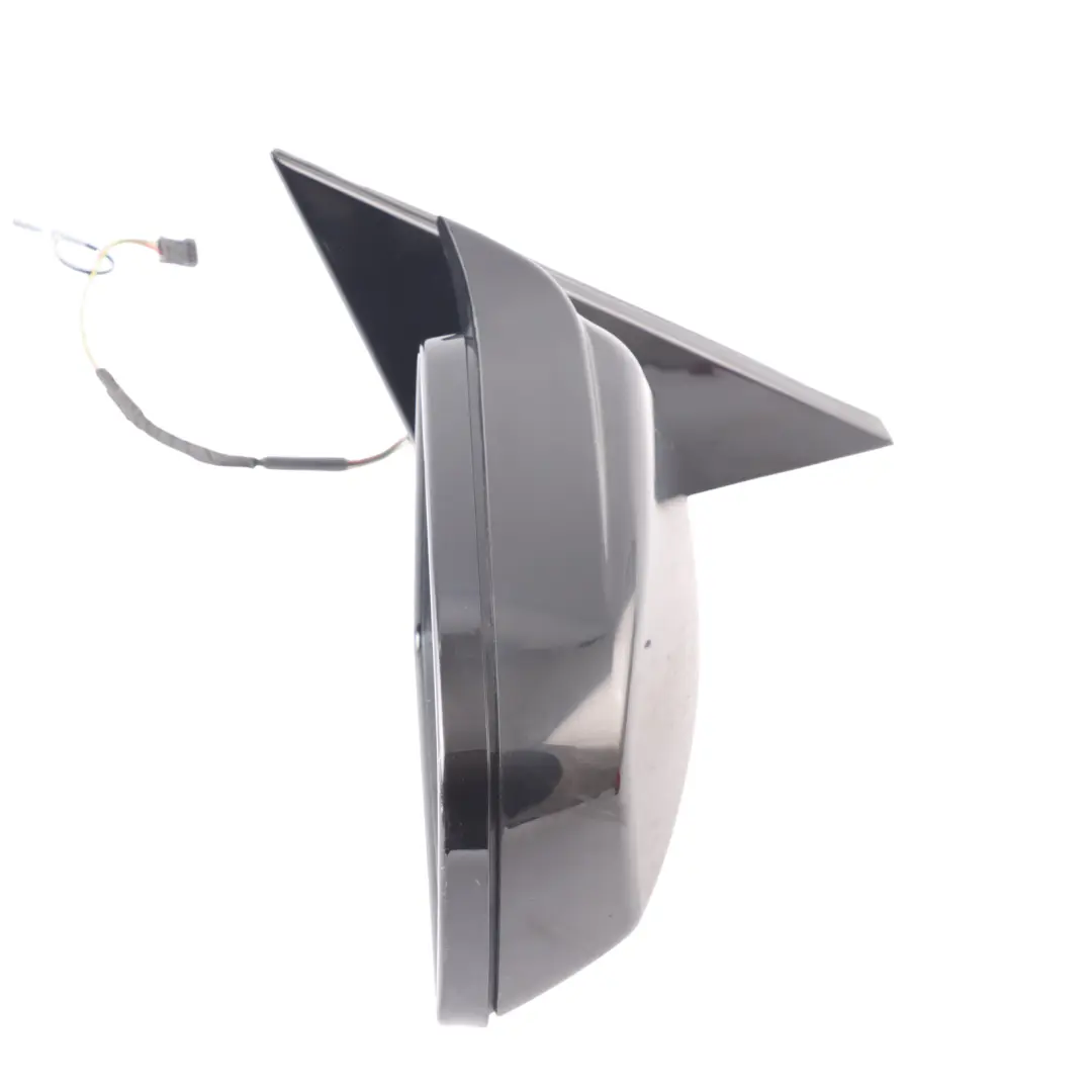 Right Wing Mirror O/S High Gloss Black BMW E60 LCI M Sport - SKU RHD-7189634-BLK - Part number 7189634