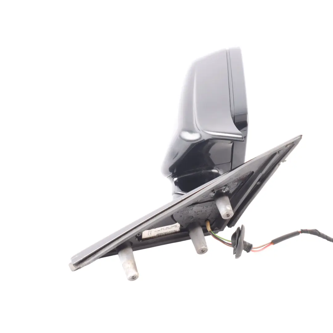 Right Wing Mirror O/S High Gloss Black BMW E60 LCI M Sport - SKU RHD-7189634-BLK - Part number 7189634