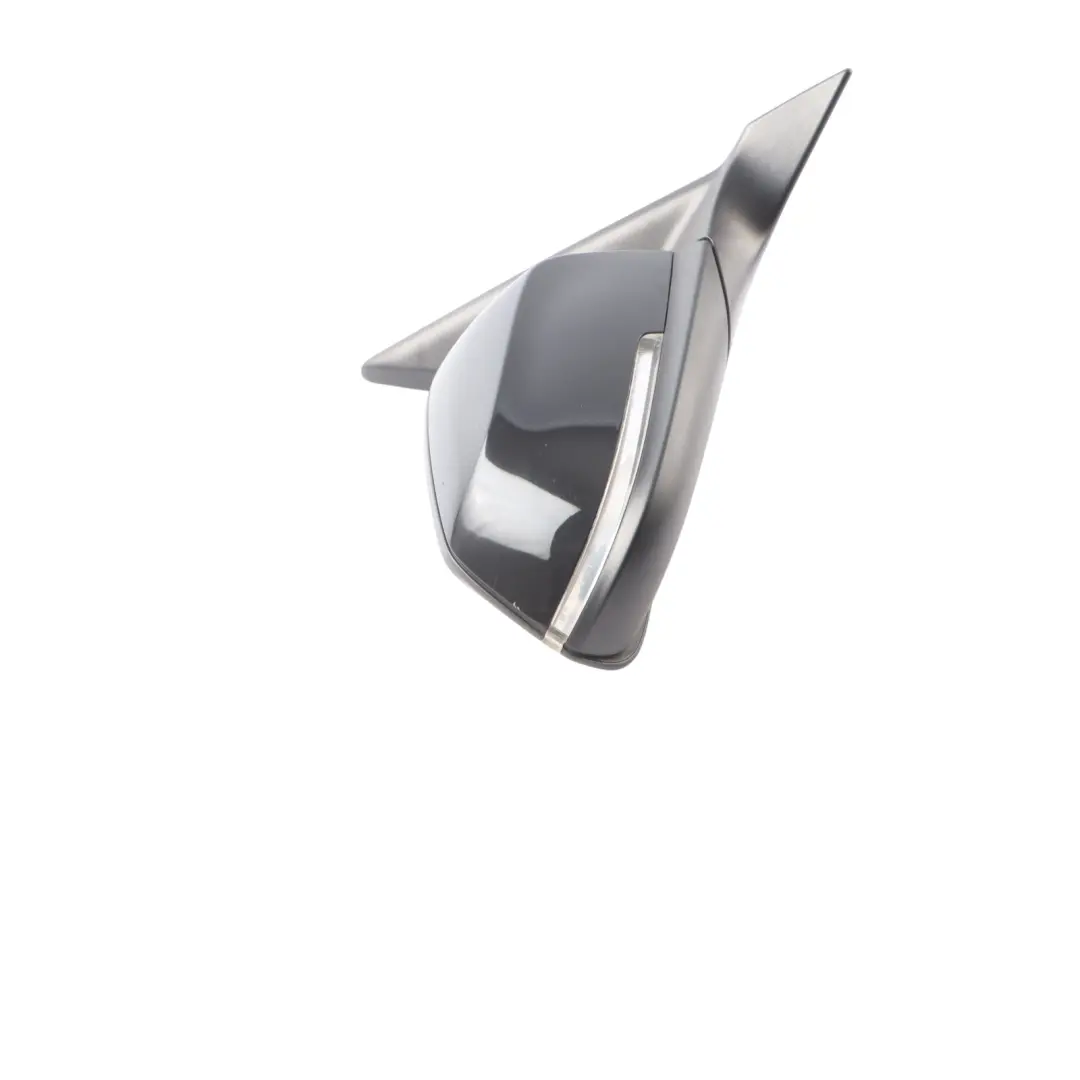 BMW F20 Wing Mirror Heated Right Door O/S Outside 6 Pins Schwarz 2 Black 668