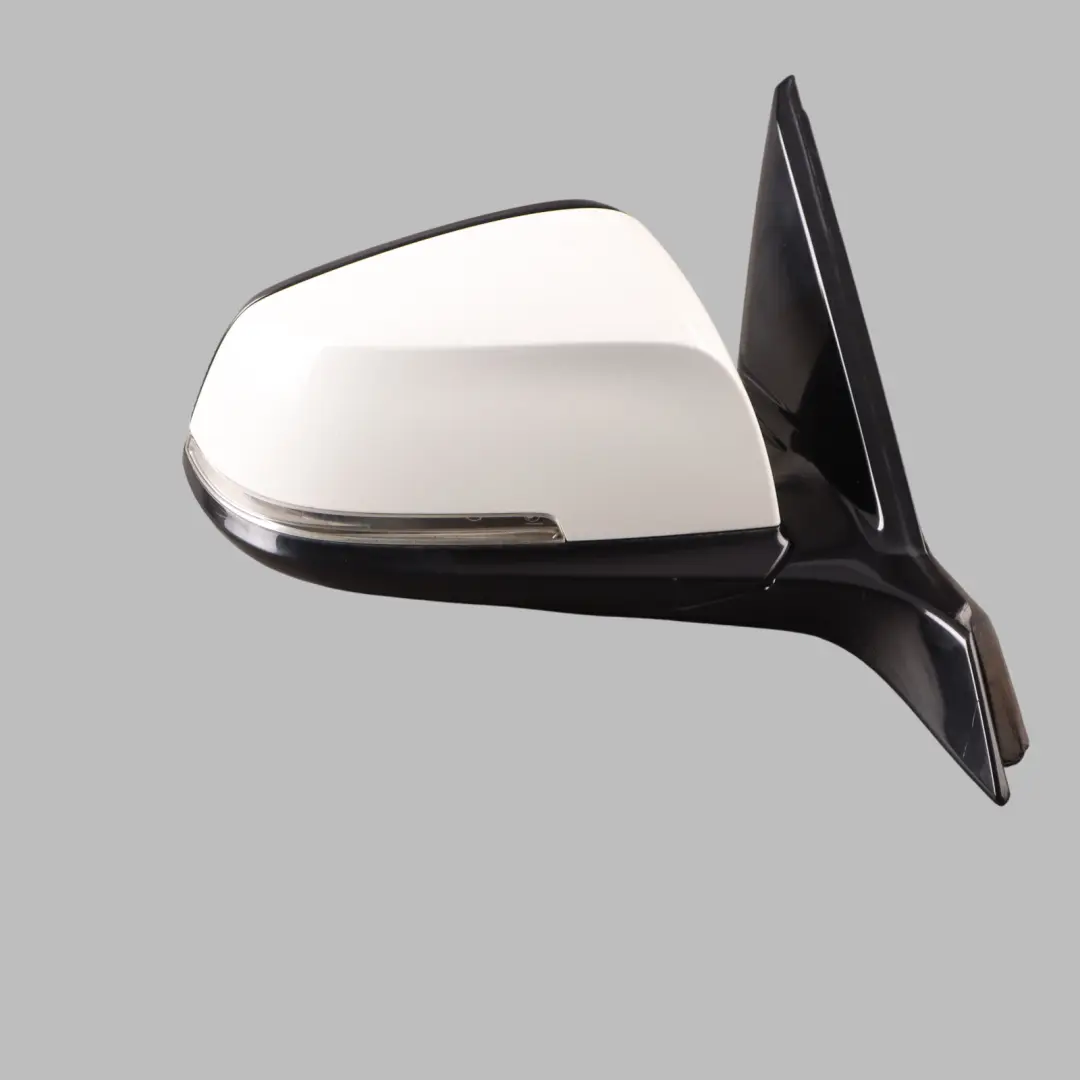 BMW F21 F22 Wing Mirror Right O/S High Gloss Heated Alpinweiss Alpine White 300