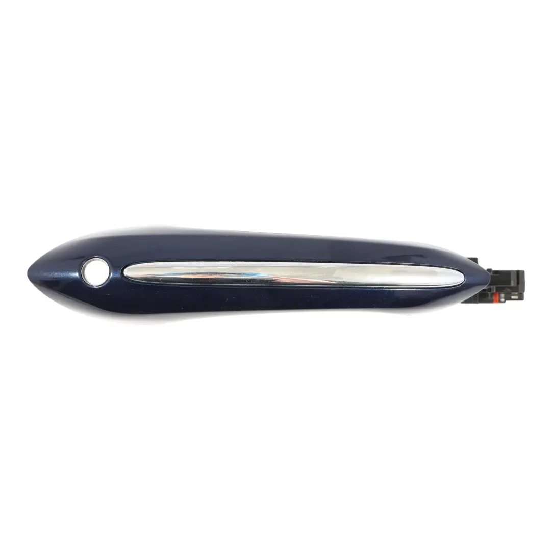 Front Right O/S Exterior Grab Handle Tanzanite Blue Metallic - X10 BMW F10 F11 - SKU RHD-7276244-TAN - Part number 7276244