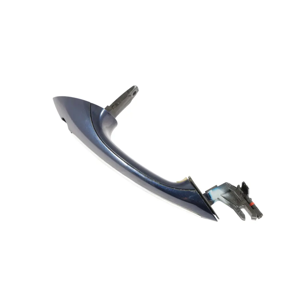Front Right O/S Exterior Grab Handle Tanzanite Blue Metallic - X10 BMW F10 F11 - SKU RHD-7276244-TAN - Part number 7276244