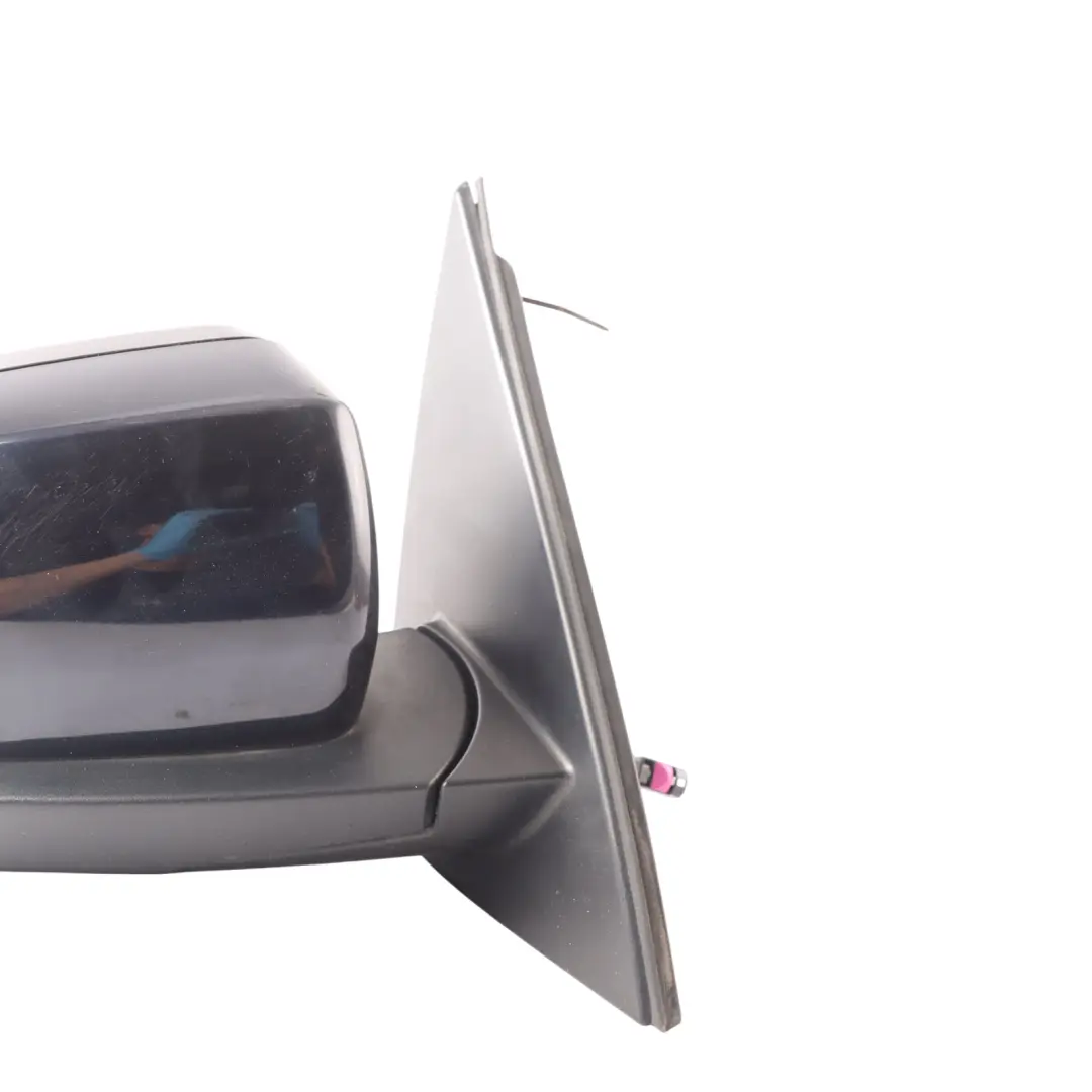 Wing Mirror Right O/S Heat Top View Camera Carbon Black Metallic 416 BMW X5 E70 - SKU RHD-7282738-CAR - Part number 7282738