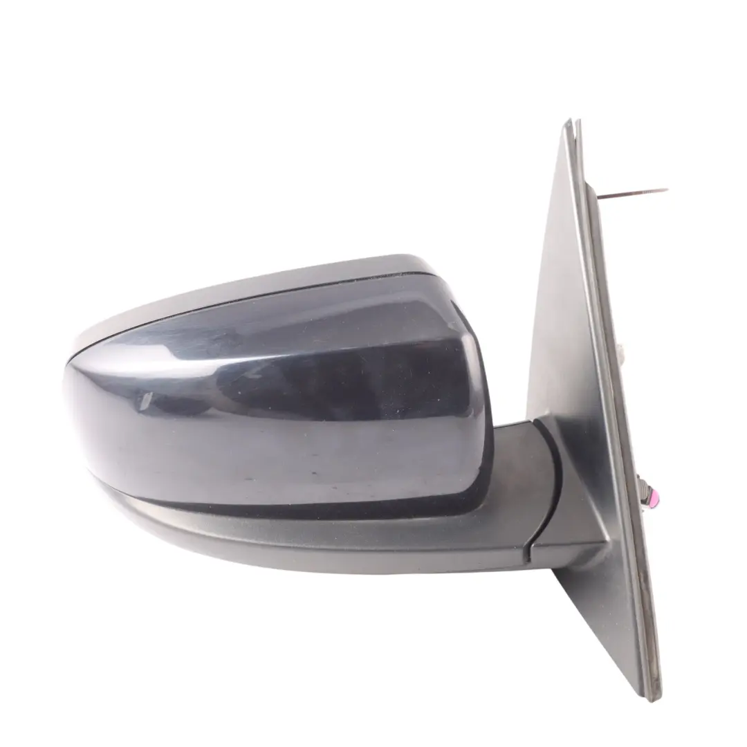 Wing Mirror Right O/S Heat Top View Camera Carbon Black Metallic 416 BMW X5 E70 - SKU RHD-7282738-CAR - Part number 7282738