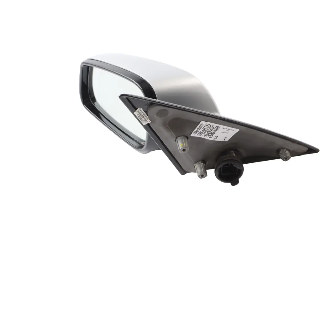 BMW F07 GT Wing Mirror Door Auto Dip Left N/S High Gloss Titan Silver - 354