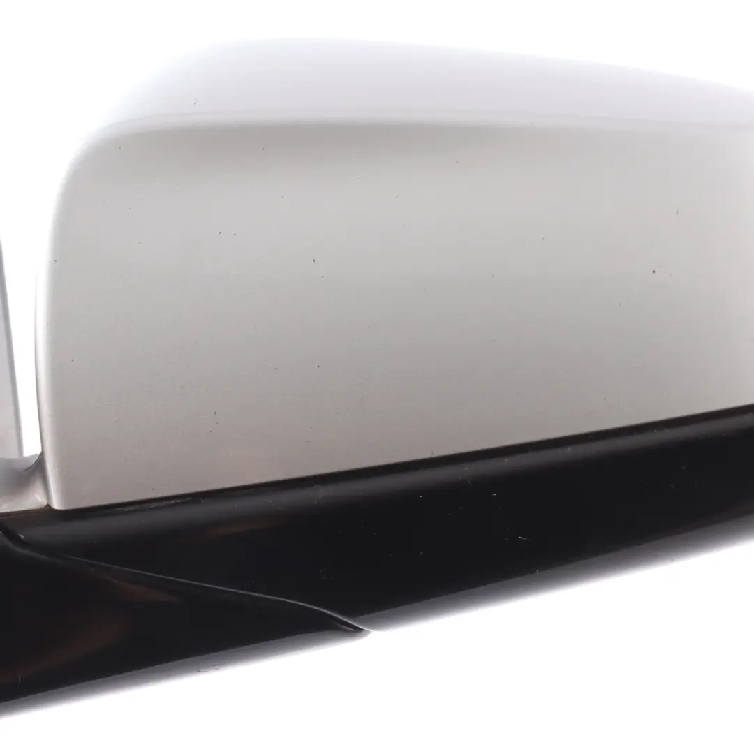 BMW F07 GT Wing Mirror Door Auto Dip Left N/S High Gloss Titan Silver - 354