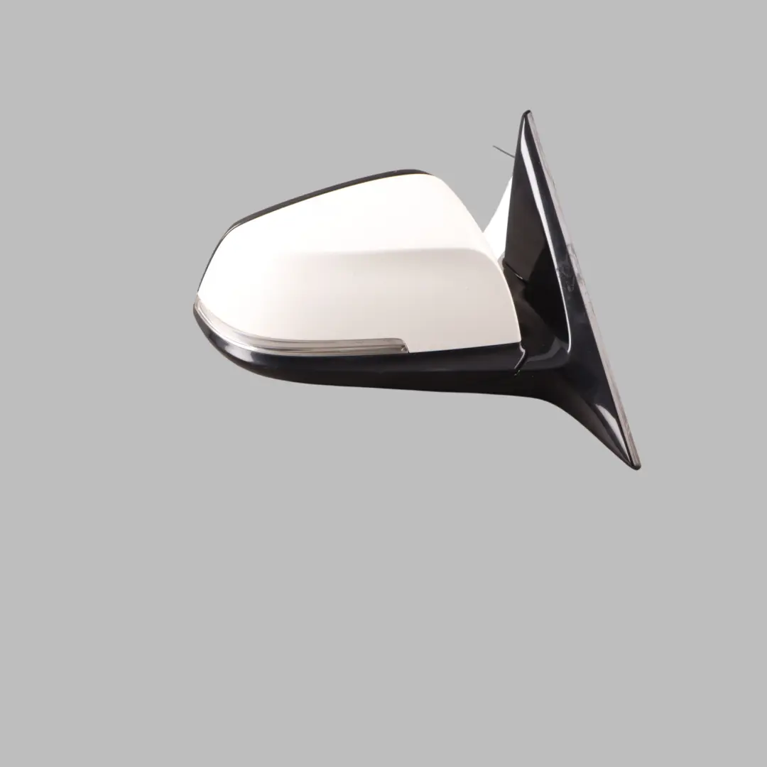 BMW F34 GT Wing Mirror Right O/S 5 Pins Heated Heated Alpinweiss White - 300