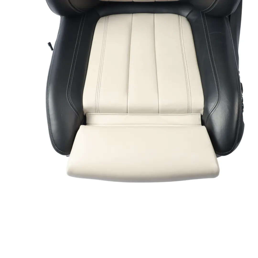BMW X6 F16 M Sport Front Seat Heated Memory Left N/S Leather Dakota Black White