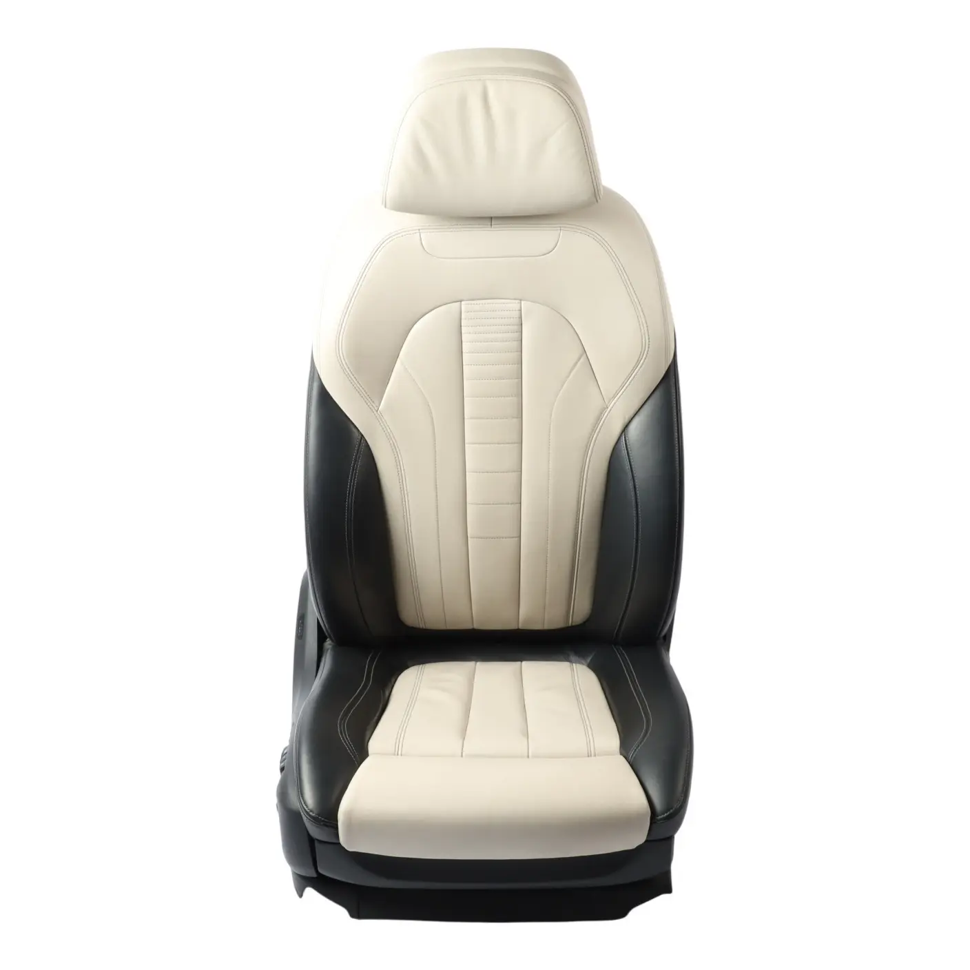 BMW X6 F16 M Sport Front Seat Heated Memory Right O/S Leather Dakota Black White