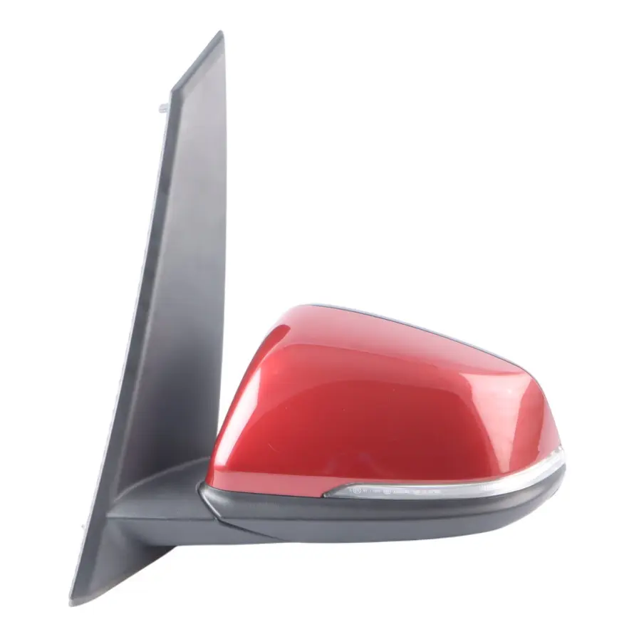 Wing Mirror Outside Door Left N/S Power Fold Flamenco Red Brilliant C06 BMW F45 - SKU RHD-7415795-FLR - Part number 7415795