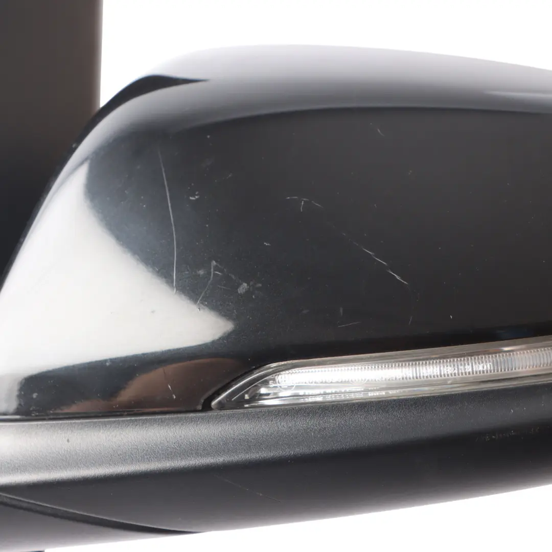BMW F46 Wing Mirror Door Left N/S Outside 6 Pins Black Sapphire - 475 7421459