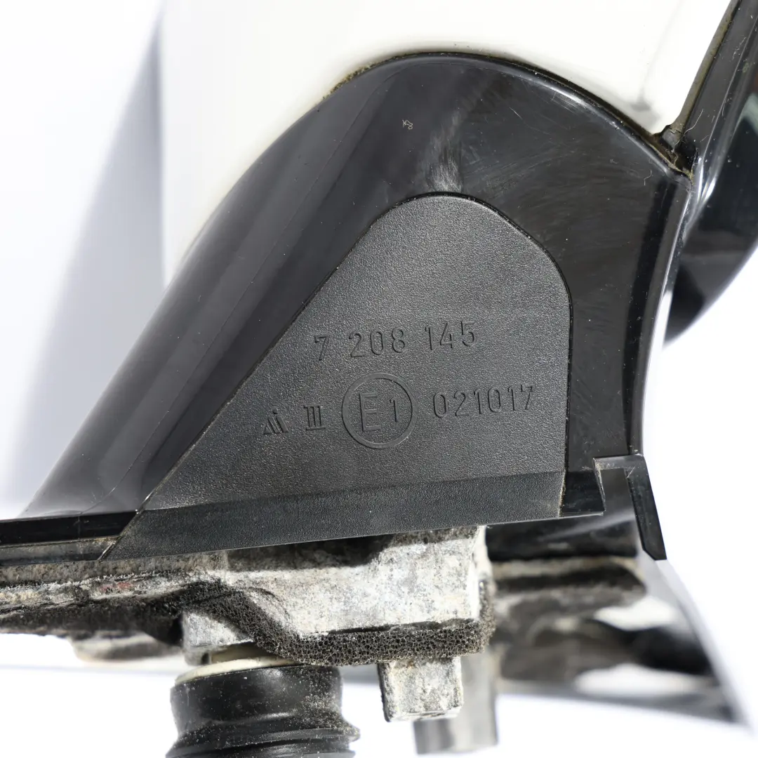 BMW E81 E82 E88 Left Heated Outside Wing Mirror N/S Alpinweiss 3 - 300