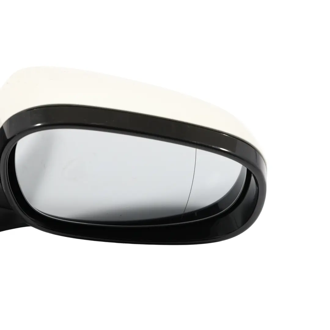 BMW E81 E82 E88 Right Heated Outside Wing Mirror O/S Alpinweiss 3 - 300