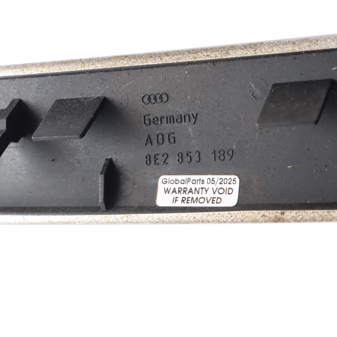 Audi A4 B7 Front Dasboard Center Cover Trim Panel Grey 8E2853189