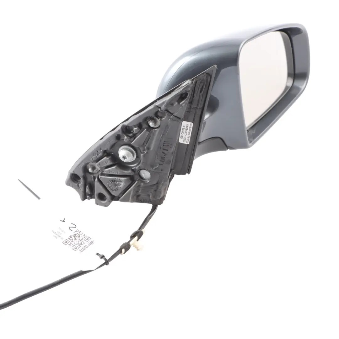 Audi A4 B7 Door Wing Mirror Right O/S Outside Dolphin Grey Metallic - X7Z