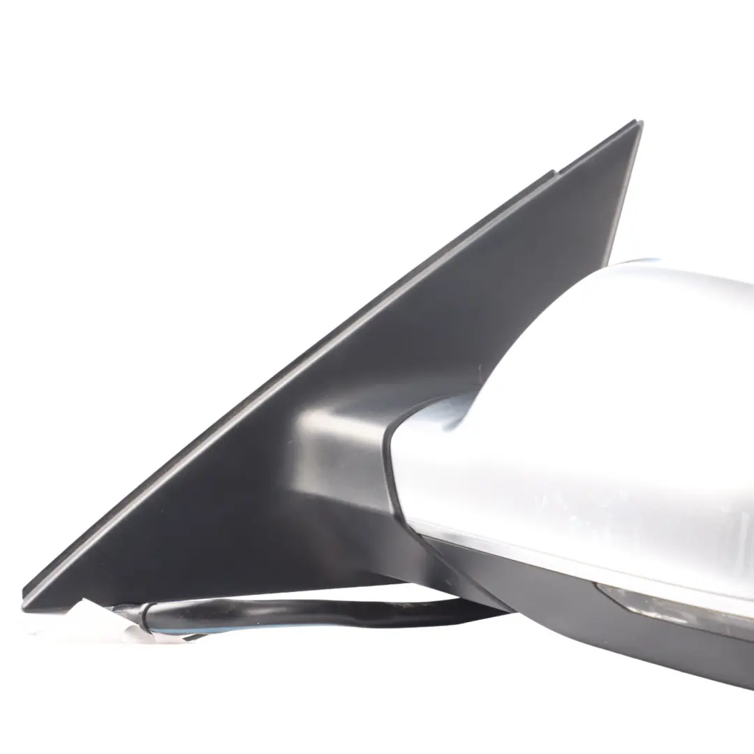 Front Mirror Wing Door Electric Left N/S Aluminium Audi A4 B8 - SKU RHD-8K2857409AH-ALU - Part number 8K2857409AH