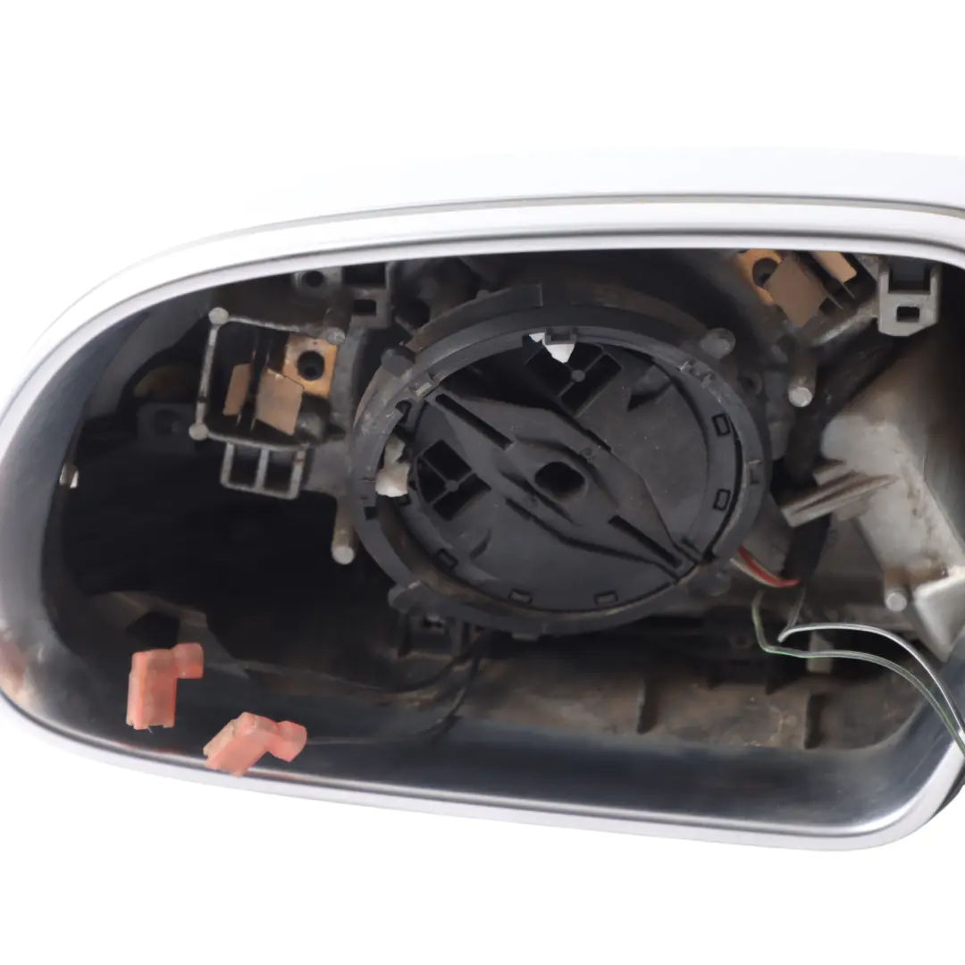 Front Mirror Wing Door Electric Left N/S Aluminium Audi A4 B8 - SKU RHD-8K2857409AH-ALU - Part number 8K2857409AH
