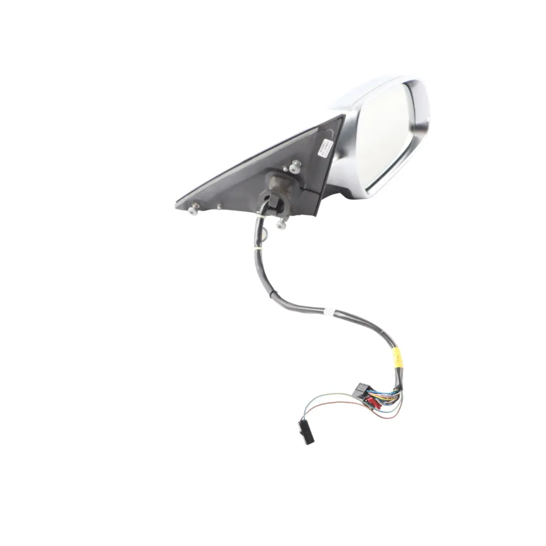 Audi A4 B8 Door Right O/S Mirror Wing Electric Aluminium Mat 8K2857410AF