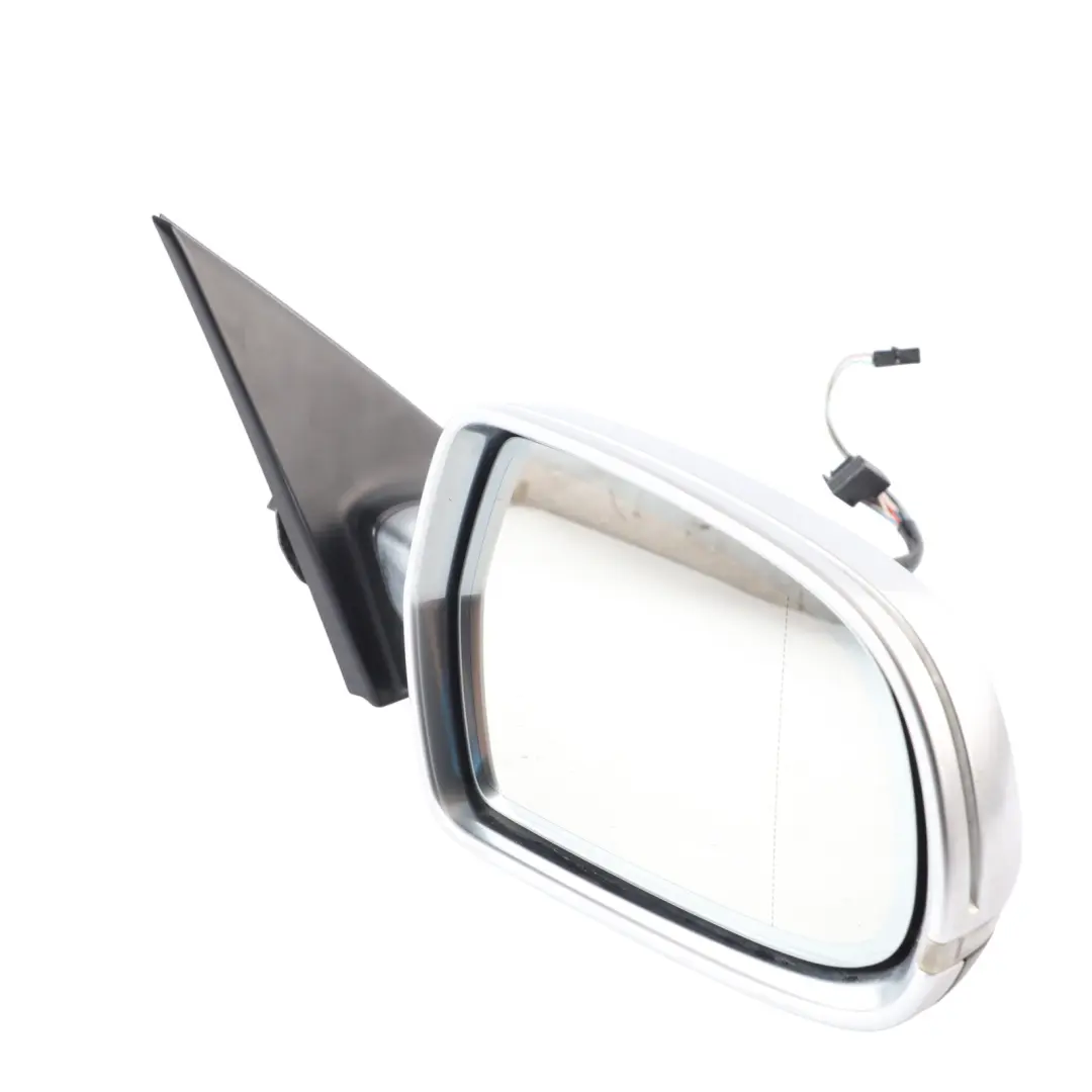 8K Door Wing Mirror Electric Adjustment Right O/S Aluminium Casing Audi A4 B8 - SKU RHD-8K2857410AH-ALU - Part number 8K2857410AH