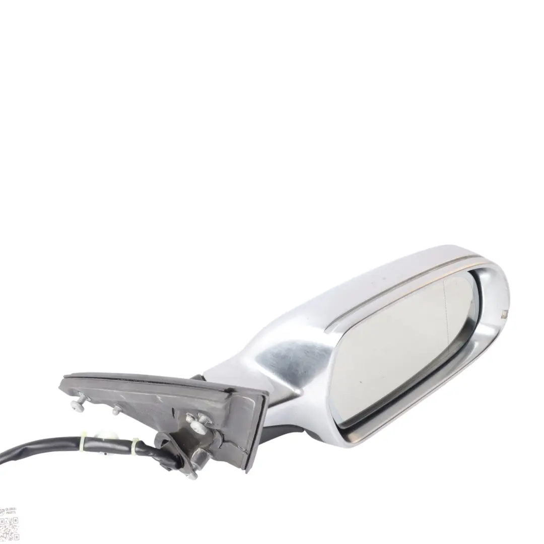 8K Door Wing Mirror Electric Adjustment Right O/S Aluminium Casing Audi A4 B8 - SKU RHD-8K2857410AH-ALU - Part number 8K2857410AH