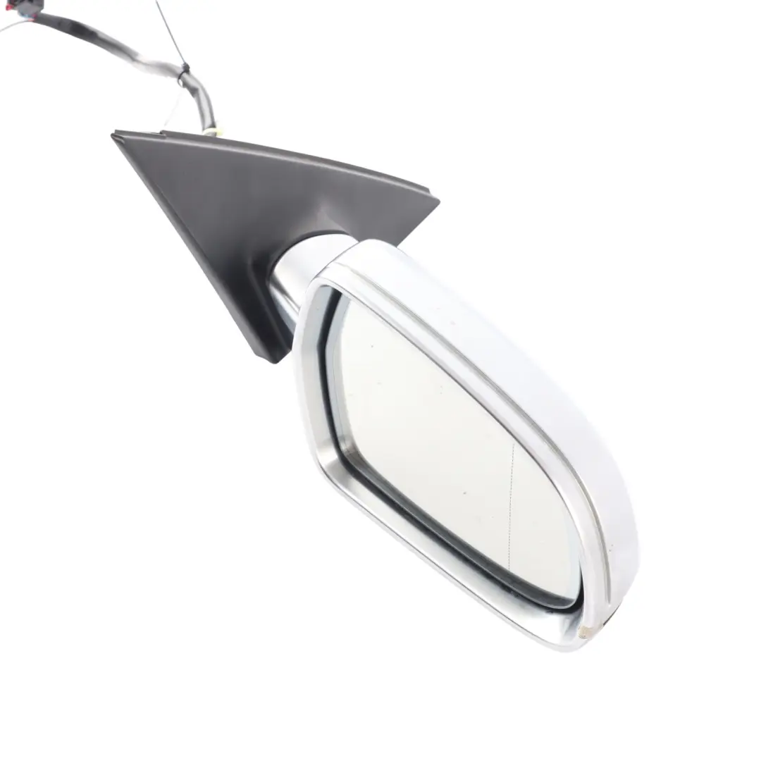 8K Door Wing Mirror Electric Adjustment Right O/S Aluminium Casing Audi A4 B8 - SKU RHD-8K2857410AH-ALU - Part number 8K2857410AH