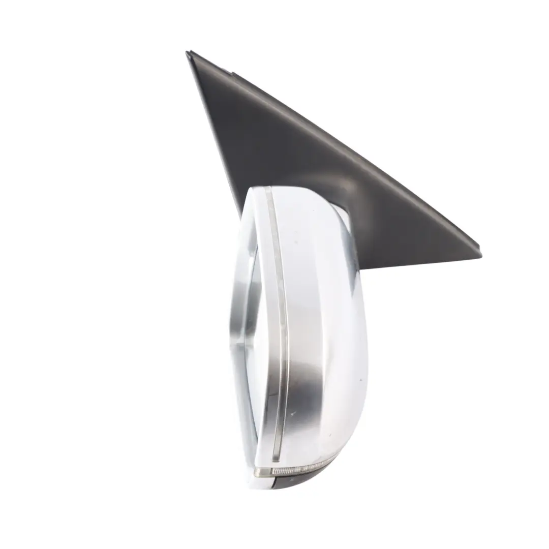 8K Door Wing Mirror Electric Adjustment Right O/S Aluminium Casing Audi A4 B8 - SKU RHD-8K2857410AH-ALU - Part number 8K2857410AH