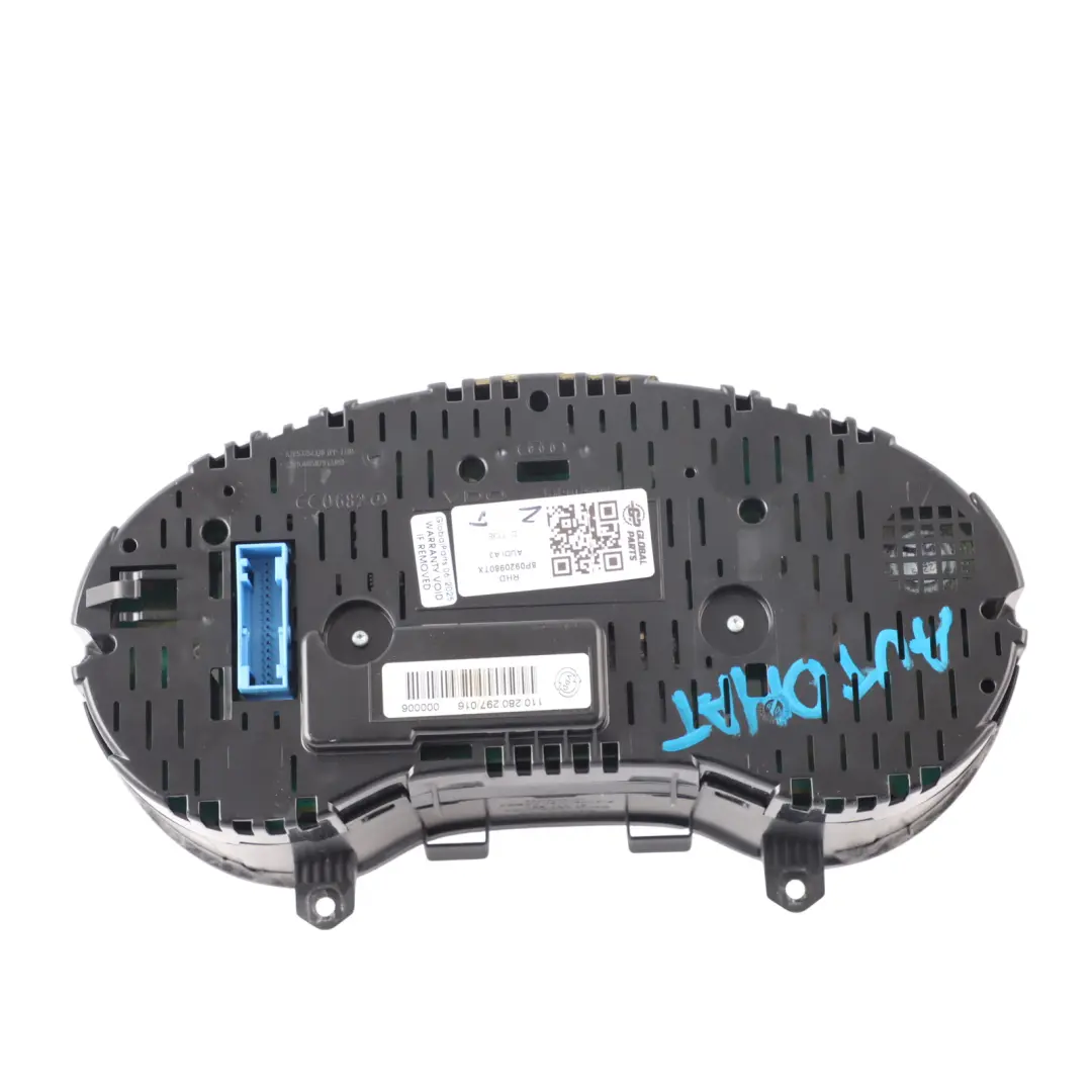Instrument Cluster Speedometer Cluster Manual Audi A3 8P Petrol - SKU RHD-8P0920980TX - Part number 8P0920980TX