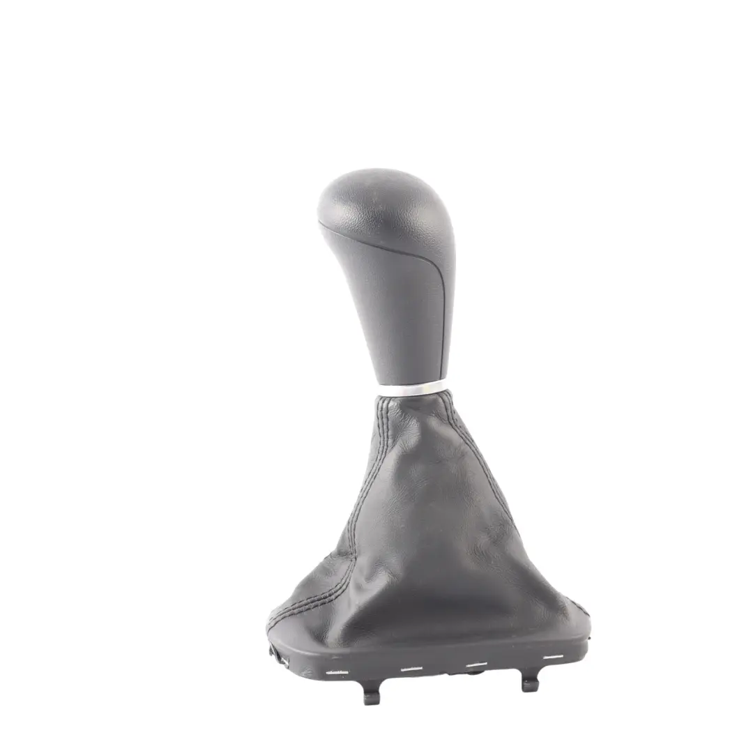 Selector Lever Cover Knob Automatic Leather Black Audi A3 8P Gear - SKU RHD-8P2713118A - Part number 8P2713118A