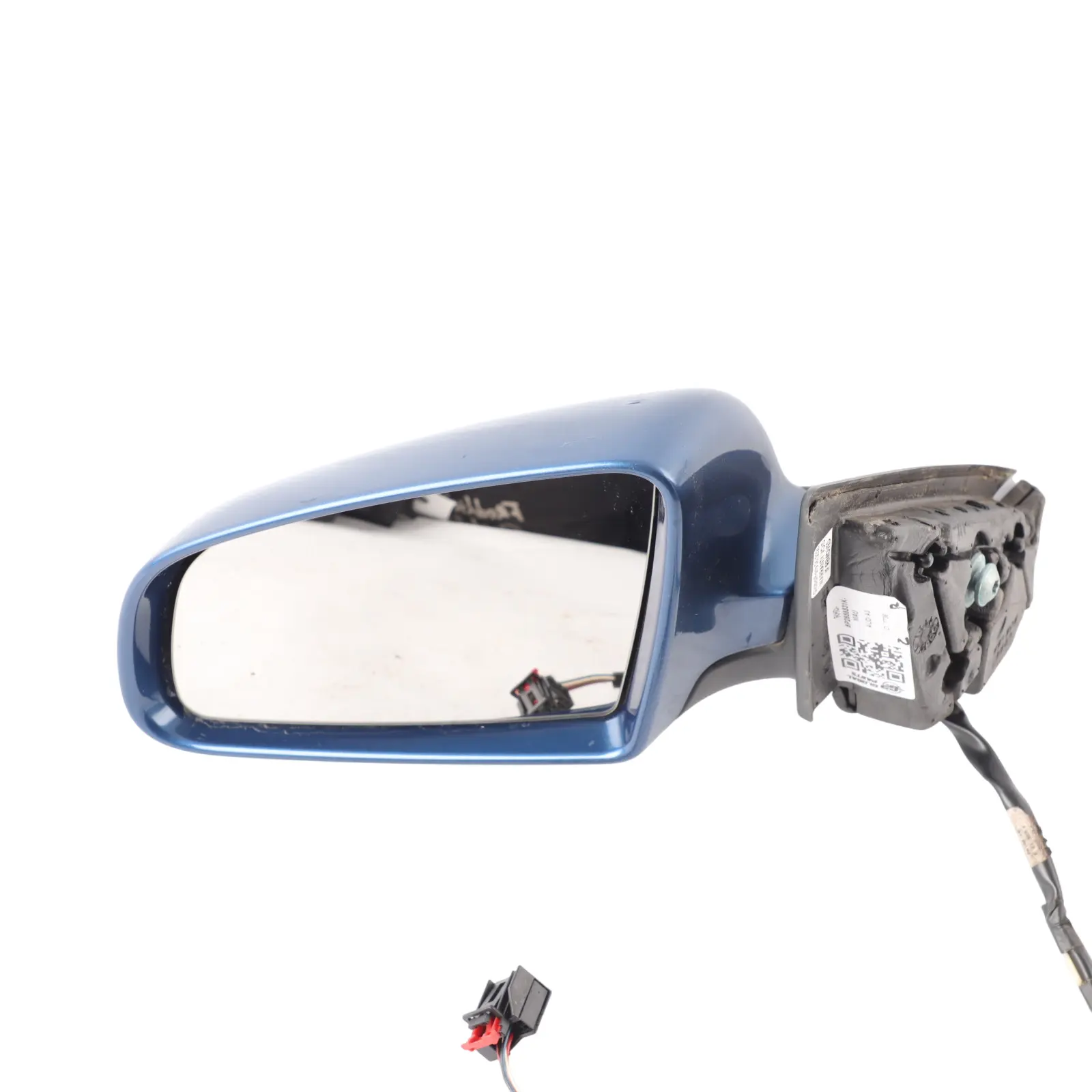 Audi A3 8P Mirror Wing Left N/S Door Outer View Mauritiusblau Perleffekt - Z5C