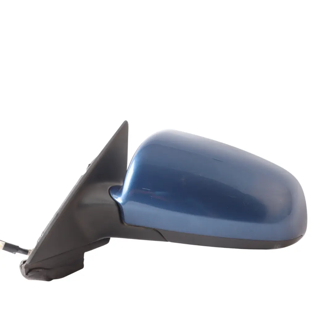 Audi A3 8P Mirror Wing Left N/S Door Outer View Mauritiusblau Perleffekt - Z5C