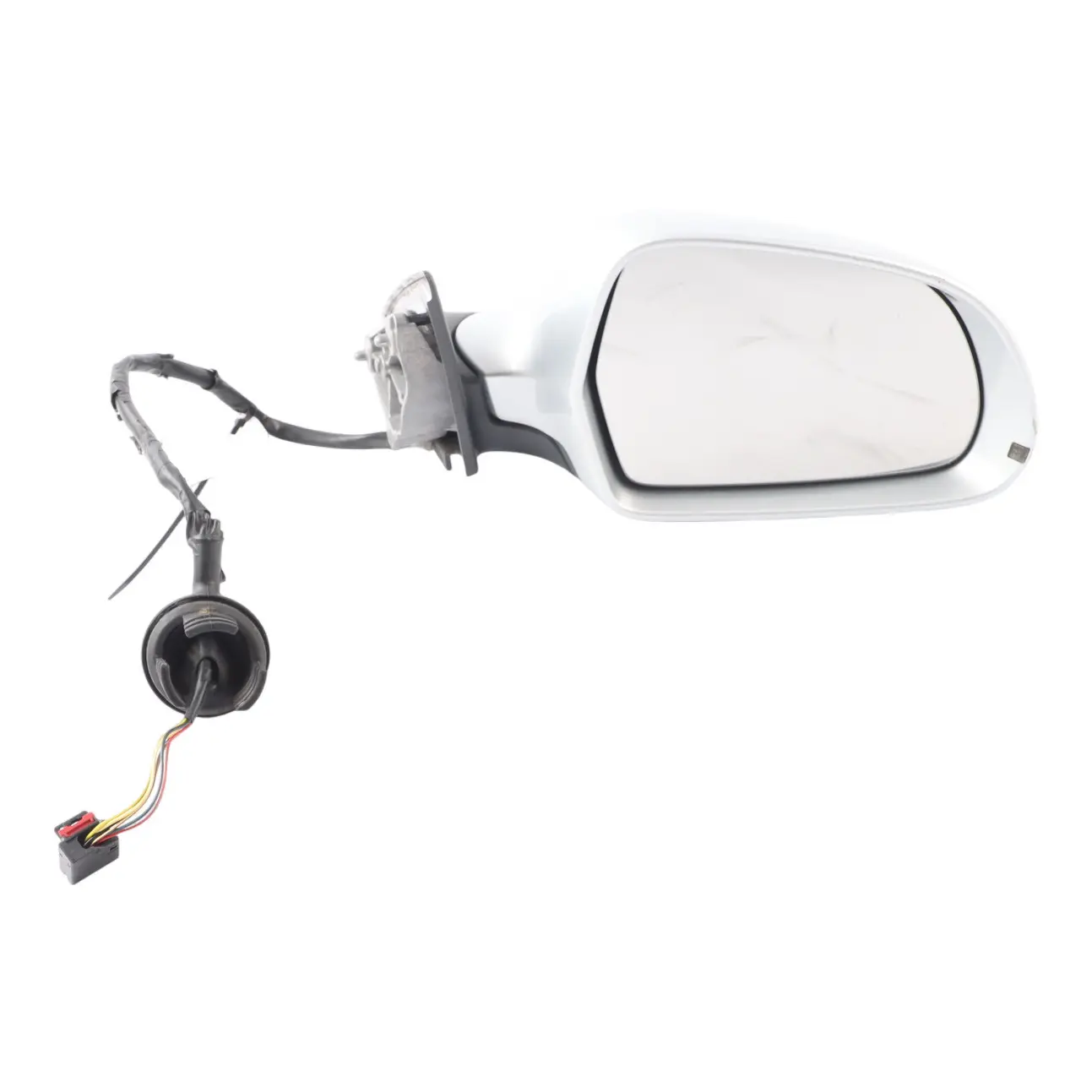 Audi A3 8P Wing Mirror Door Right O/S Outside Ice Silver Metallic - X7W