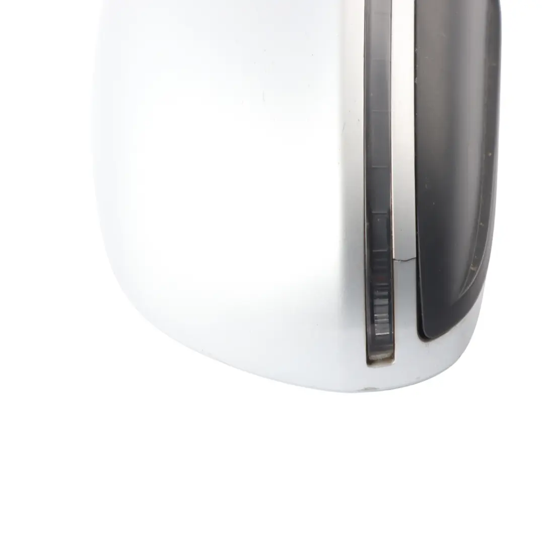 Audi A3 8P Wing Mirror Door Right O/S Outside Ice Silver Metallic - X7W
