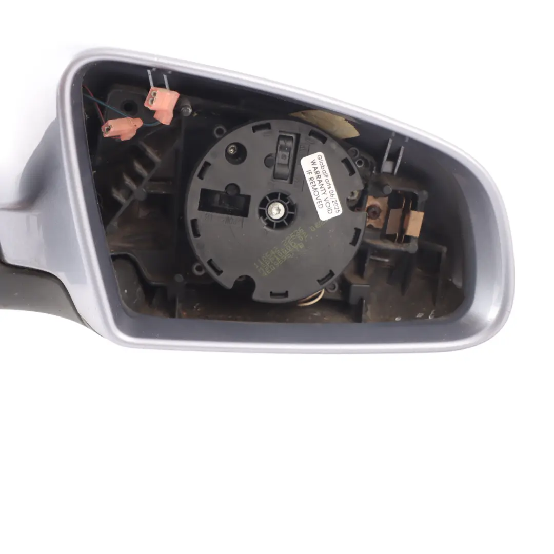 Audi A3 8P Wing Mirror Door Right O/S Outside Akoya Silver - Y7H 8P2858532K