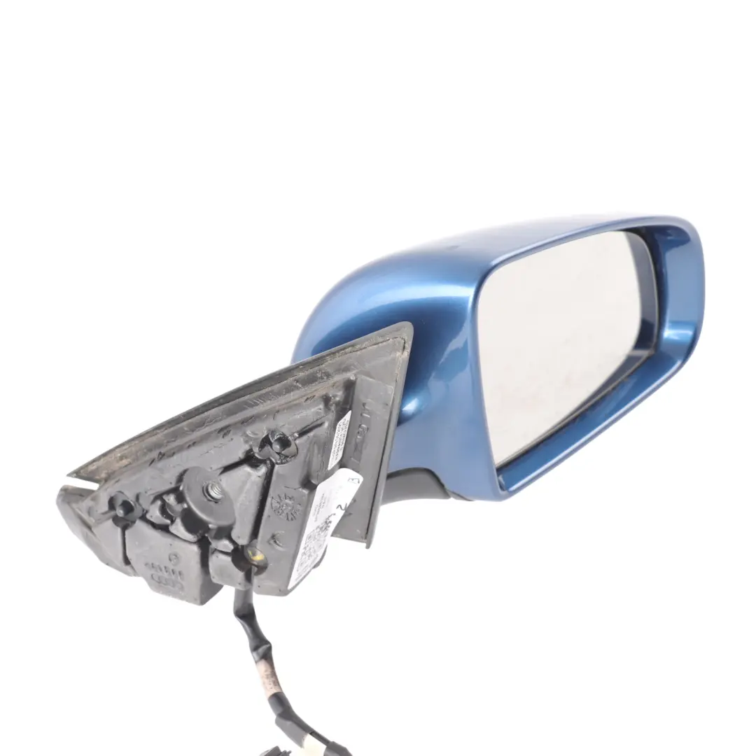 Audi A3 8P Mirror Wing Right O/S Door Outer View Mauritiusblau Perleffekt - Z5C
