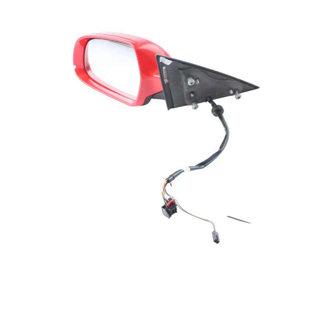 Audi A5 8T Front Mirror Wing Door Electric Left N/S Misano Red Pearl - Z3M