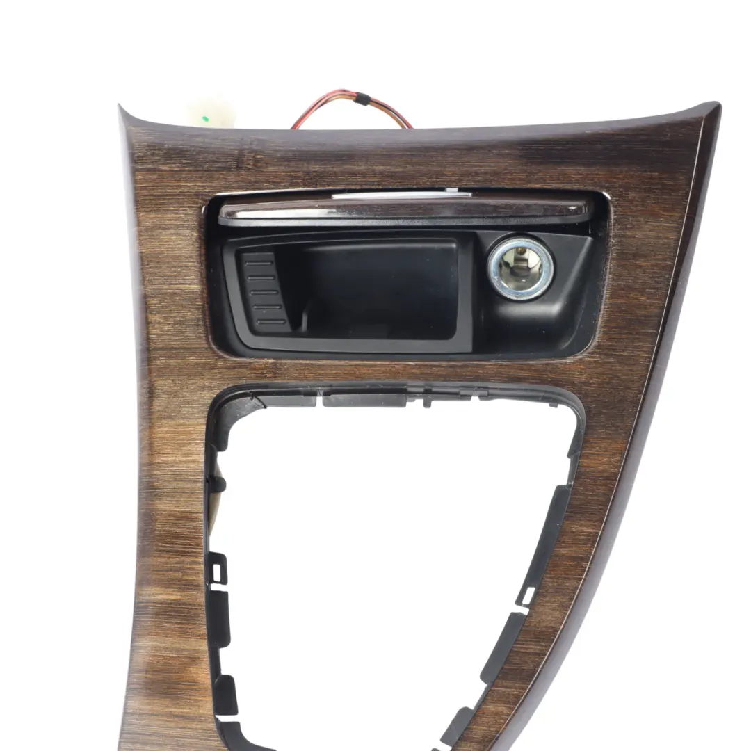 BMW E90 E91 LCI Trim Dashboard Console Strip Bamboo Woodgrain Set 9214798