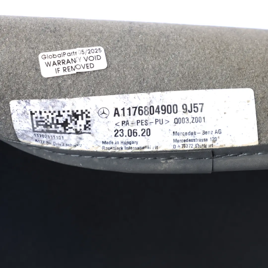 Mercedes W176 Floor Mats Set Interior Front Rear Floor Covers A1176804900