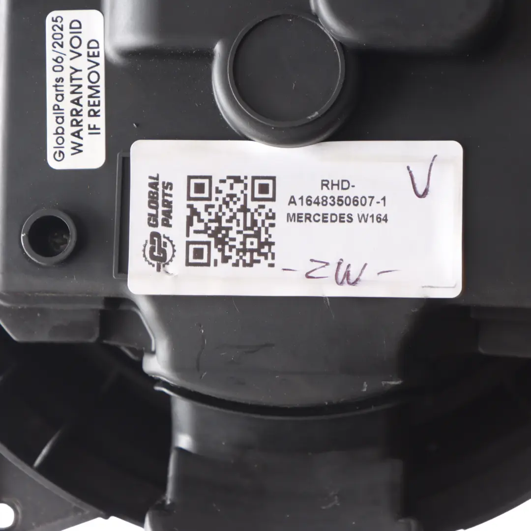 Mercedes ML W164 Heater Blower Motor Fan Actuator Unit Brose A1648350607