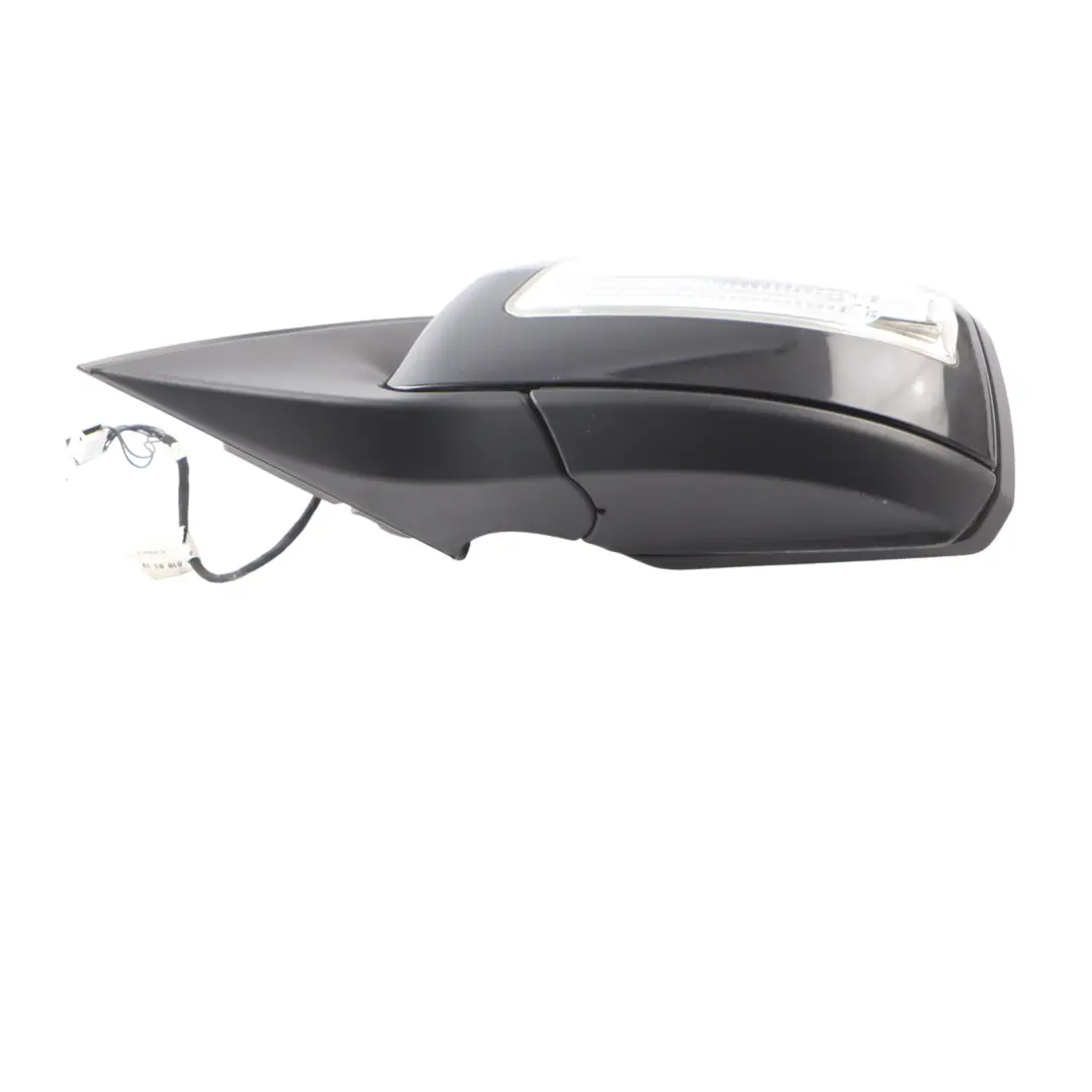 Mercedes W204 Power Fold Auto Dip Left Wing Door Mirror Obsidian Black - 197