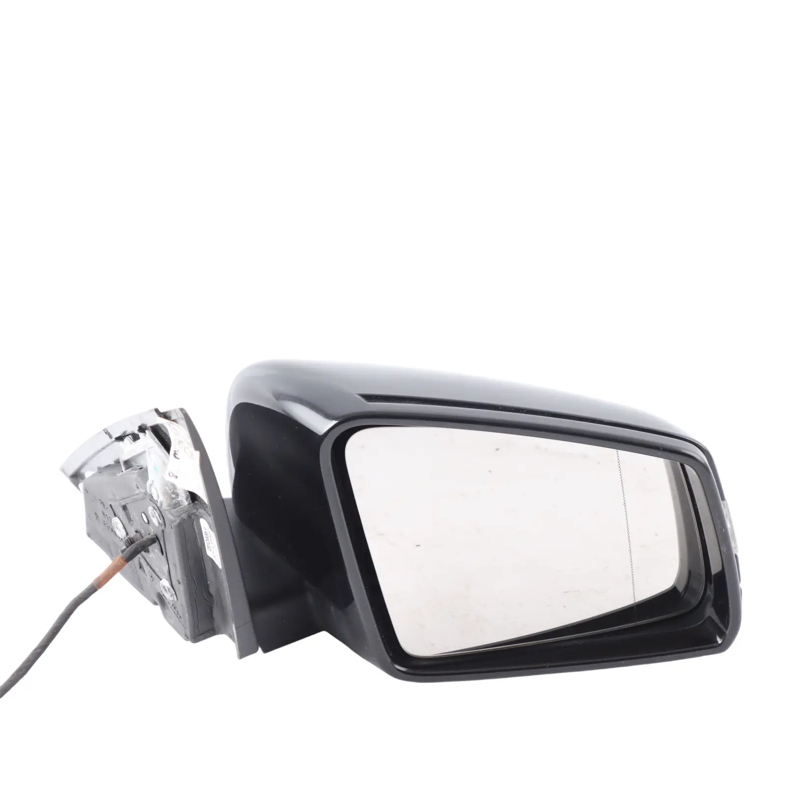 Wing Mirror Mercedes W204 Exterior Mirror Door Right O/S Obsidian Black - 197