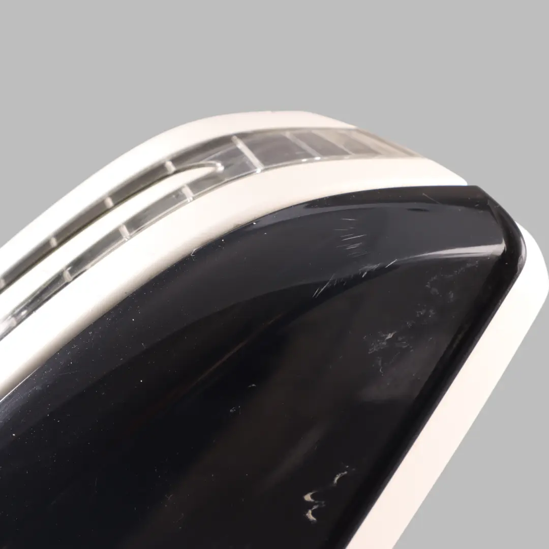 Mercedes W207 Wing Mirror Door Left N/S High Gloss Auto Dip Calcite White - 650