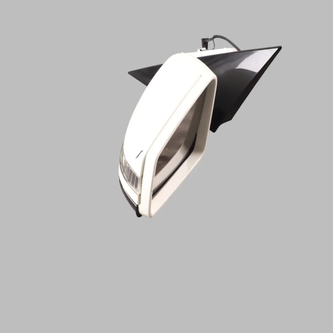 Mercedes W207 Wing Mirror Door Left N/S High Gloss Auto Dip Calcite White - 650